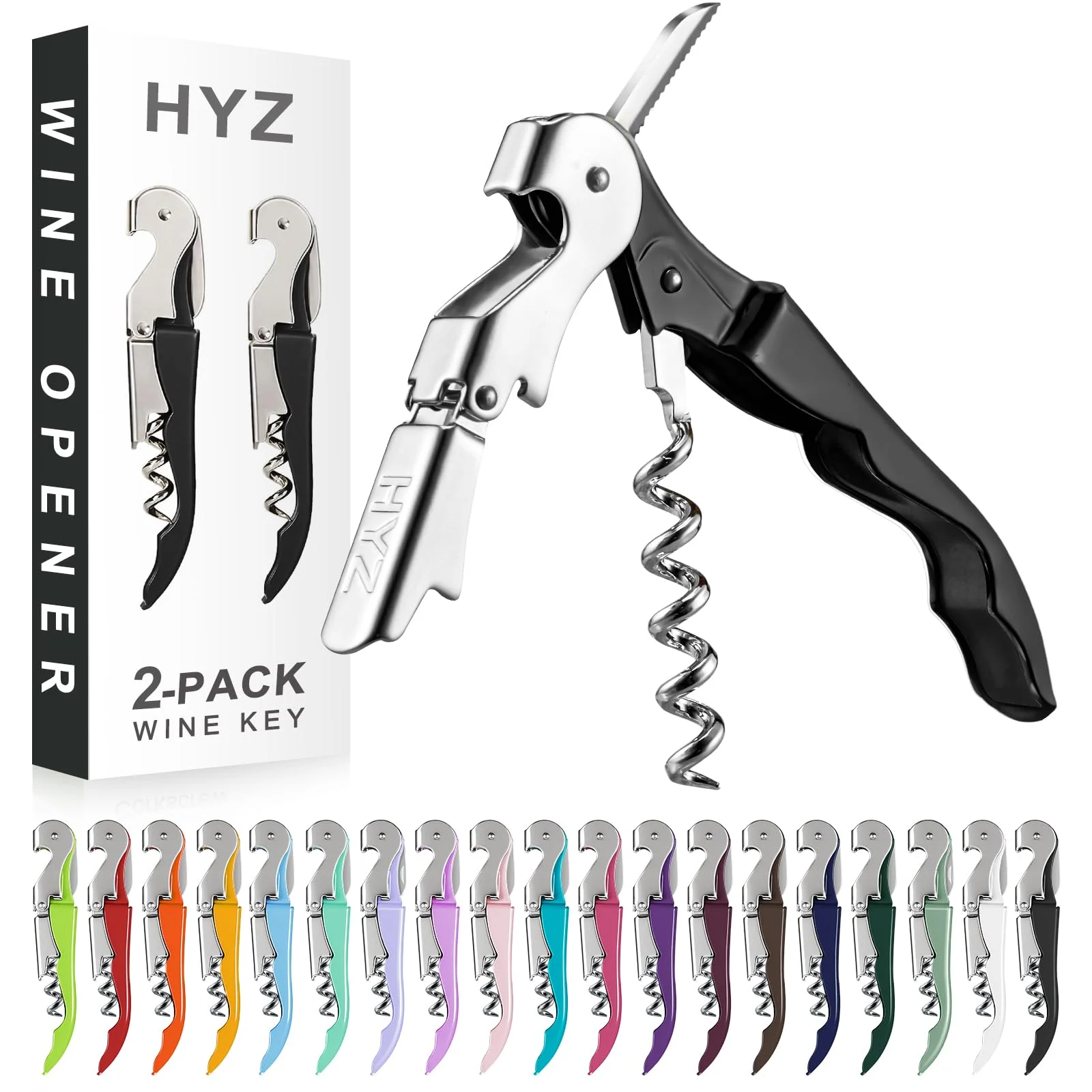 Professional Corkscrew - Premium stainless steel corkscrew with ergonomic design. Essential tool for wine enthusiasts.